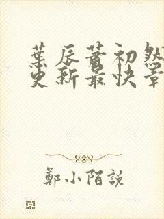 叶辰萧初然刚刚更新最快章节