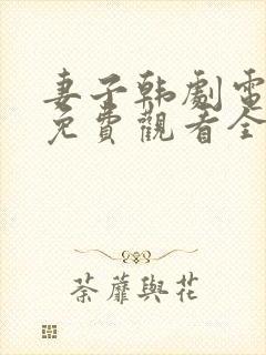 妻子韩剧电视剧免费观看全集高清