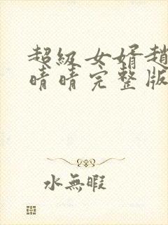 超级女婿赵旭李晴晴完整版小说封面