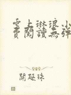 云上琳琅小说免费阅读无弹窗