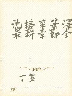 沈榕宁萧泽小说最新章节全文阅读