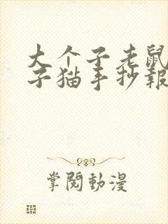 大个子老鼠小个子猫手抄报封面