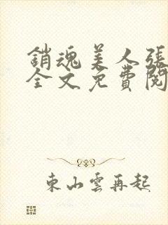 销魂美人张玉萍全文免费阅读小说封面