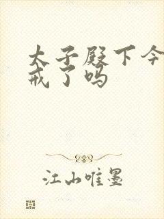 太子殿下今天破戒了吗