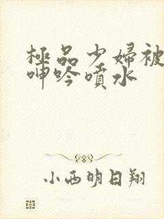 极品少妇被啪到呻吟喷水