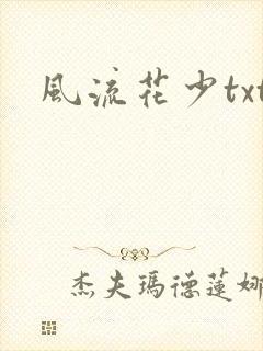 风流花少txt