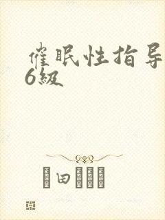 催眠性指导1~6级