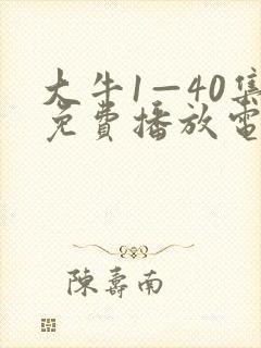 大牛1—40集免费播放电视剧