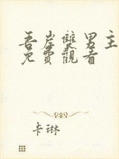 吾岸双男主短剧免费观看封面