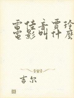 雷佳音贾玲演的电影叫什么