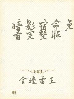 暗影宿命免费观看完整版