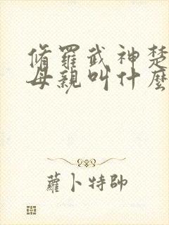 修罗武神楚枫的母亲叫什么