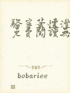 骆宁萧怀沣全文免费阅读无弹窗