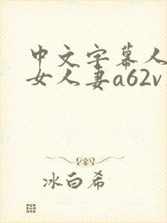 中文字幕人妻熟女人妻a62v在线