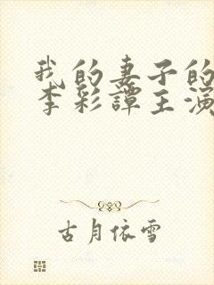 我的妻子的姐姐李彩谭主演封面