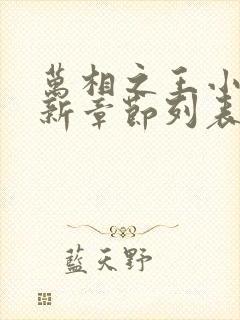 万相之王小说最新章节列表列表