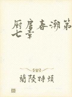 厨房春潮第三十七章封面