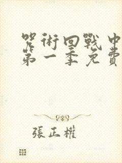 咒术回战中文版第一季免费观看封面