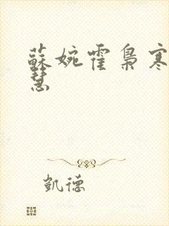 苏婉霍枭寒苏晓慧