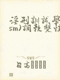 淫刑训诫学校(sm)调教双性封面