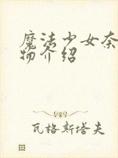 魔法少女奈叶人物介绍封面