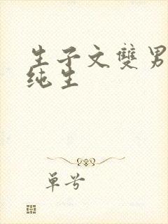 生子文双男主文纯生