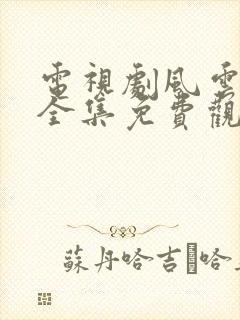 电视剧风云年代全集免费观看