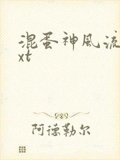 混蛋神风流史txt