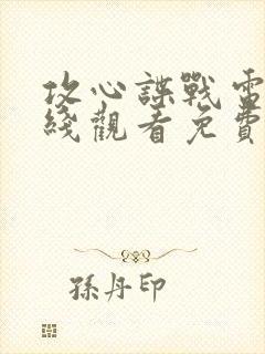 攻心谍战电影在线观看免费高清