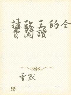 摄政王的全文免费阅读封面