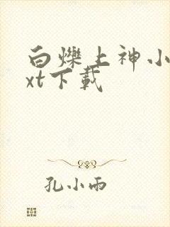 白烁上神小说txt下载封面