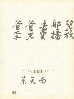 爸爸去哪儿第7季免费播放封面