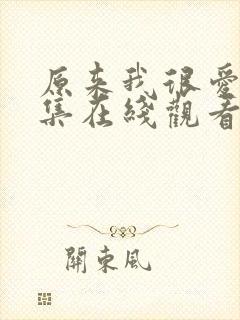 原来我很爱你全集在线观看免费