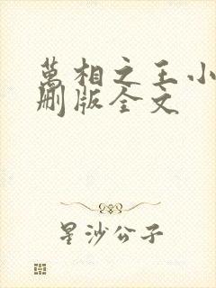 万相之王小说未删版全文