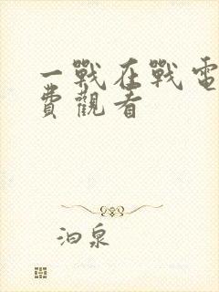 一战在战电影免费观看