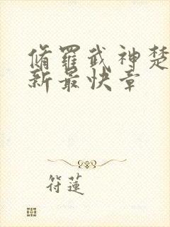 修罗武神楚枫最新最快章