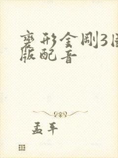 变形金刚3国语版配音