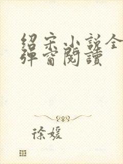 绍宋小说全文无弹窗阅读封面