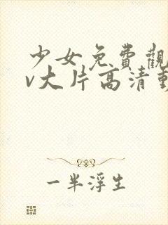 少女免费观看mv大片高清动漫在线观看封面