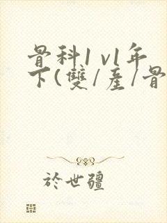 骨科1 v1年下(双/产/骨科年下)