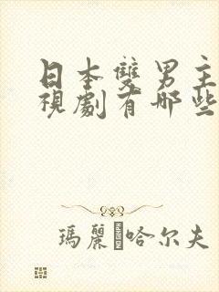 日本双男主的电视剧有哪些