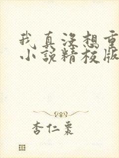 我真没想重生啊小说精校版txt下载