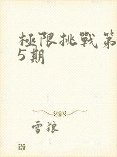 极限挑战第一季5期