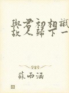 与君初相识恰似故人归下一句