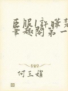 臣服1许晔楚煜笔趣阁第一章封面