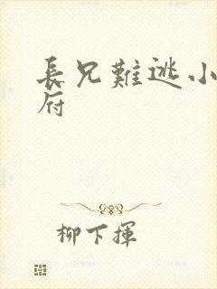 长兄难逃小说萧府