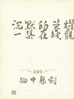 沉默的荣耀最后一集在线观看