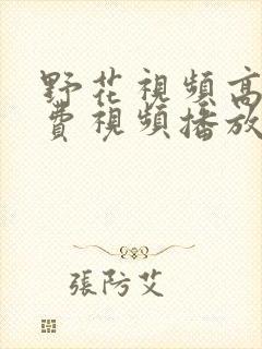 野花视频高清免费视频播放9