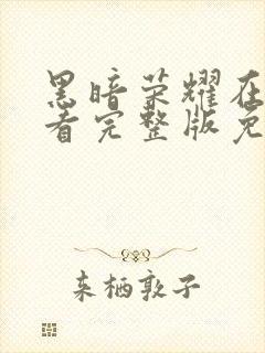 黑暗荣耀在线观看完整版免费高清