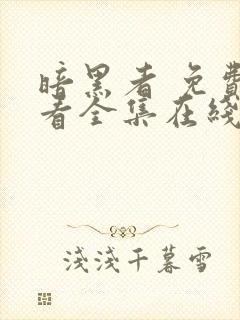 暗黑者 免费观看全集在线观看封面